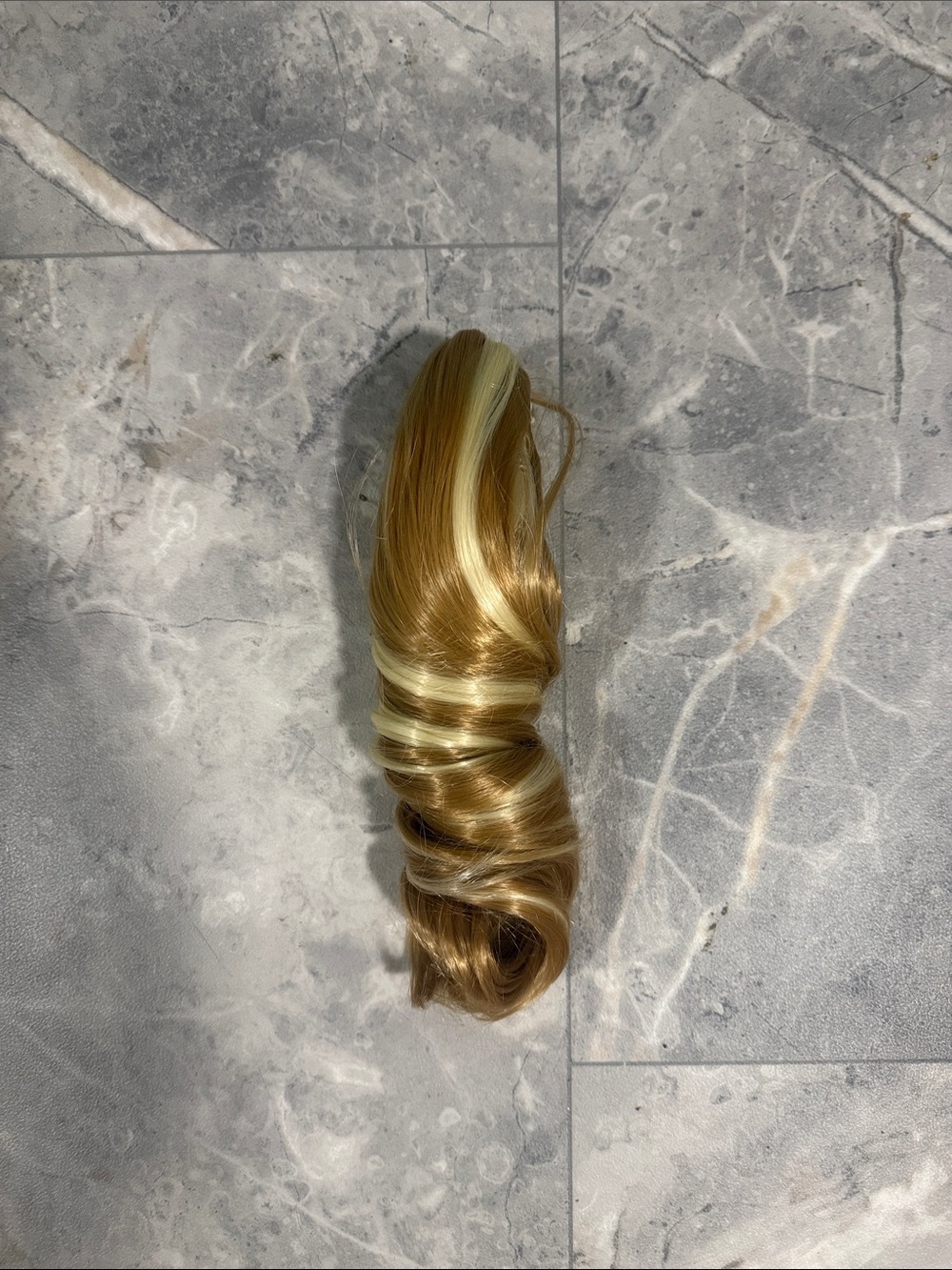 2/$30. 14” Synthetic Clip-In Ponytail Extension - Natural Golden Blonde